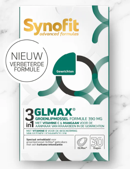 Synofit Groenlipmossel GLMAX 3-in-1 Capsules  60 Cap