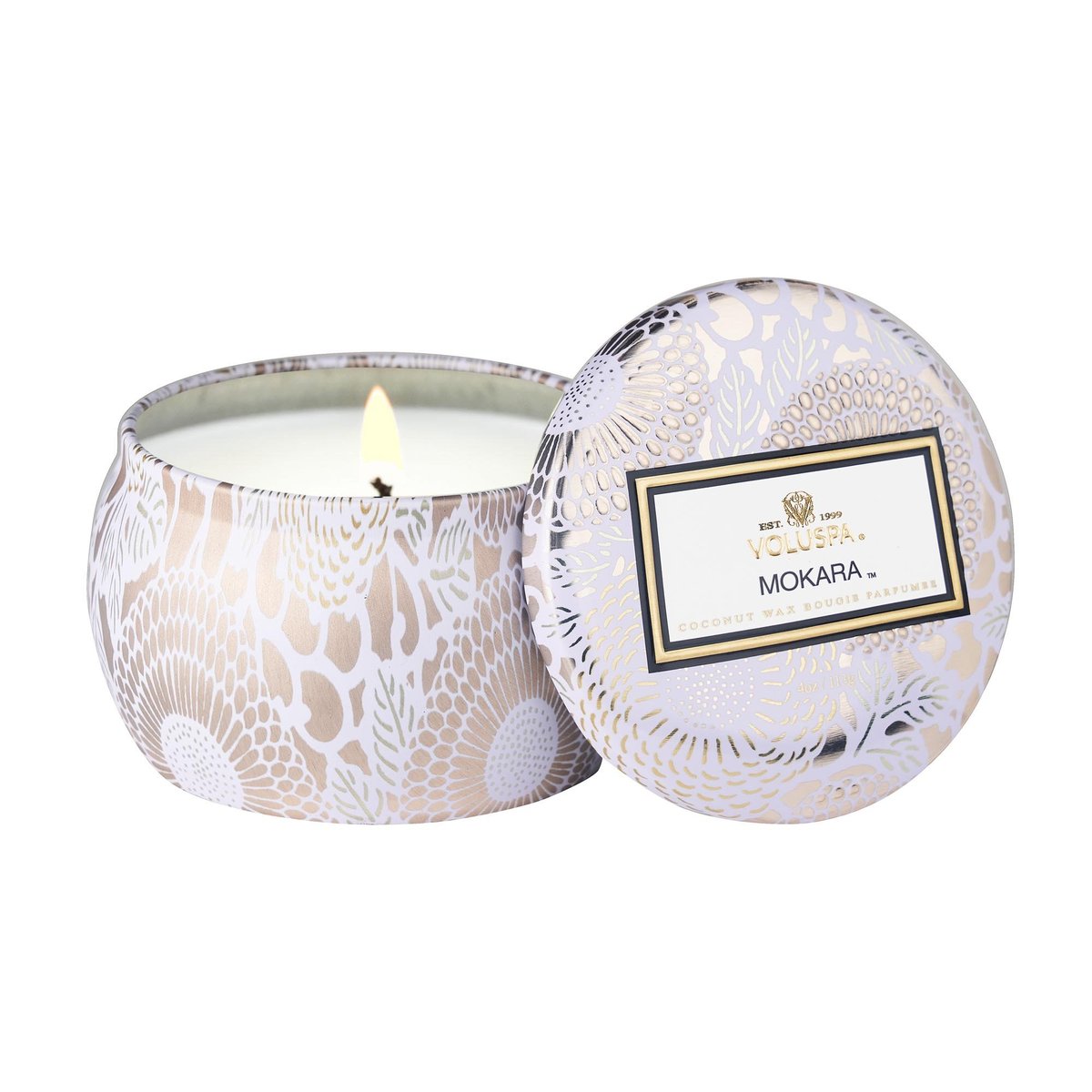 Voluspa Japonica Collection Mokara Mini Tin Candle Geurkaars  113 gr