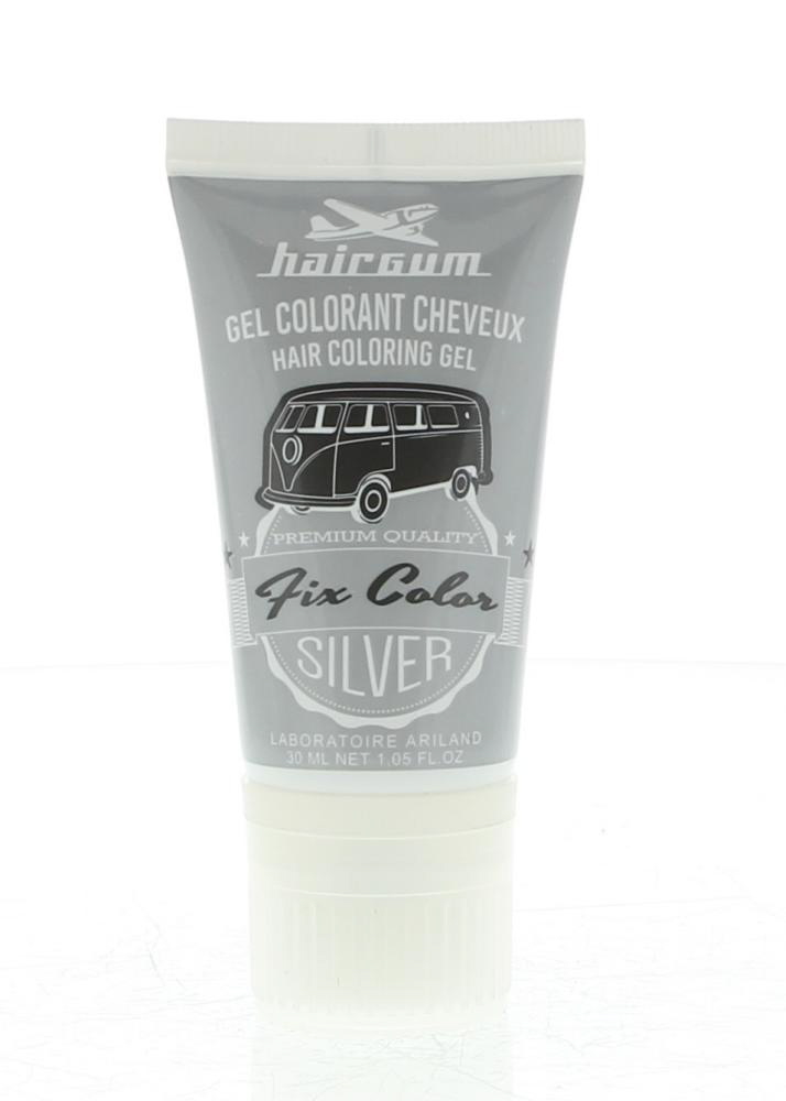 Hairgum Fix Color Hair Coloring Gel Ref.022400232 Silver 30 ml