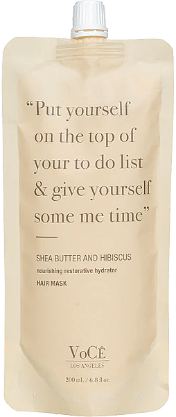 VoCê Treatment Hydrate Mask Shea Butter and Hibiscus . 200 ml
