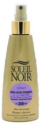 Soleil Noir Spray Huile Sèche Vitaminée SPF30 Olie  150 ml