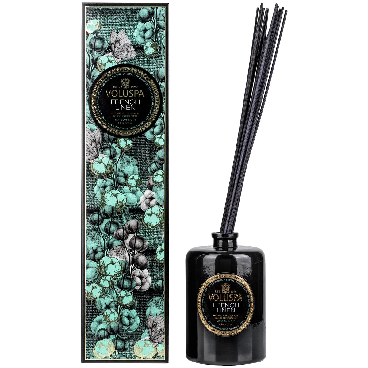 Voluspa Maison Noir French Linen Home Ambiance Diffuser  177 ml