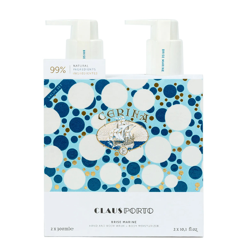 Claus Porto Bath & Body Gift Cerina Duo Body Care Set 1 Pak