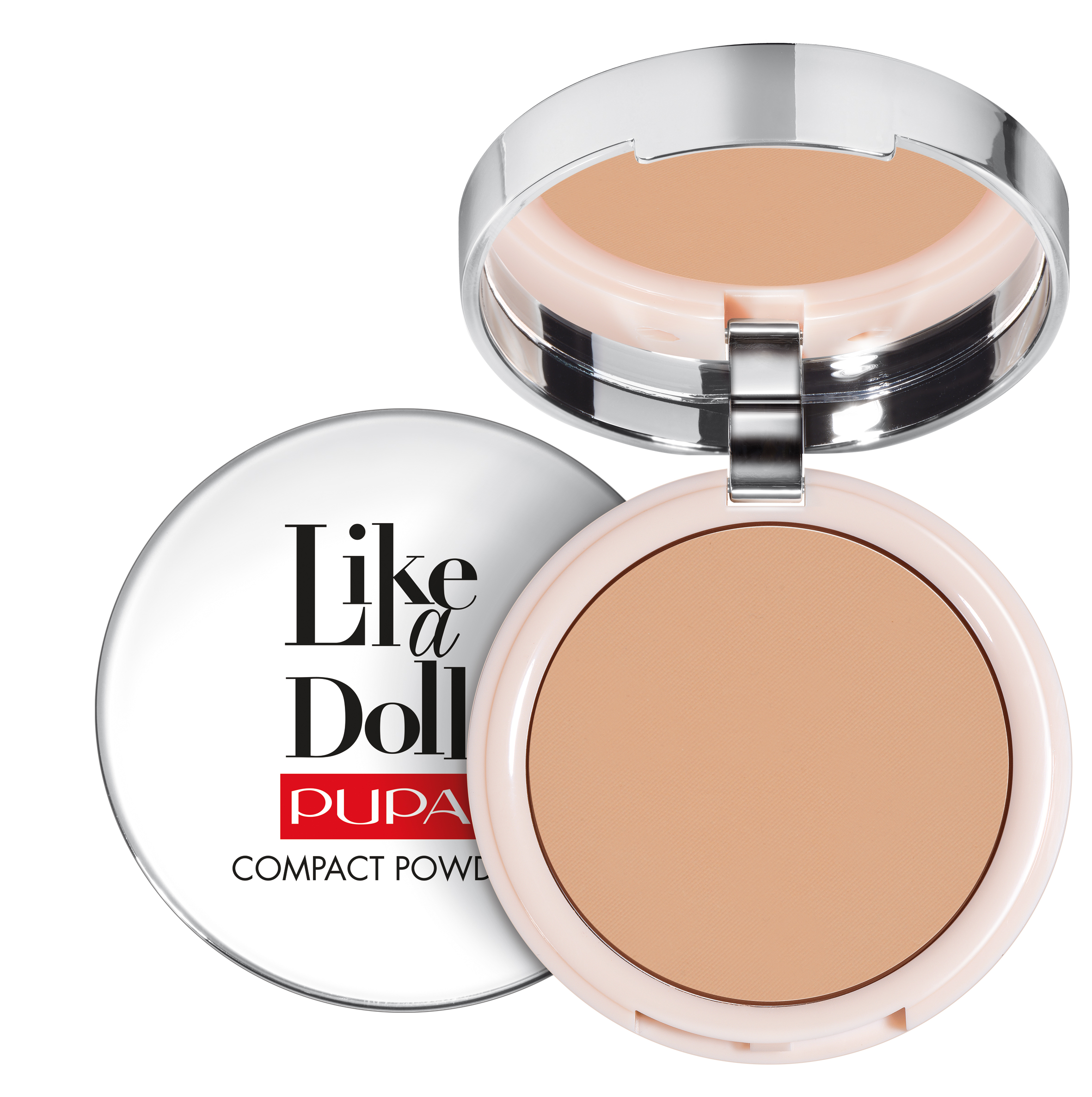 PUPA Maquillage visage Like A Doll Poudre compacte Peau nue 005 Miel doré