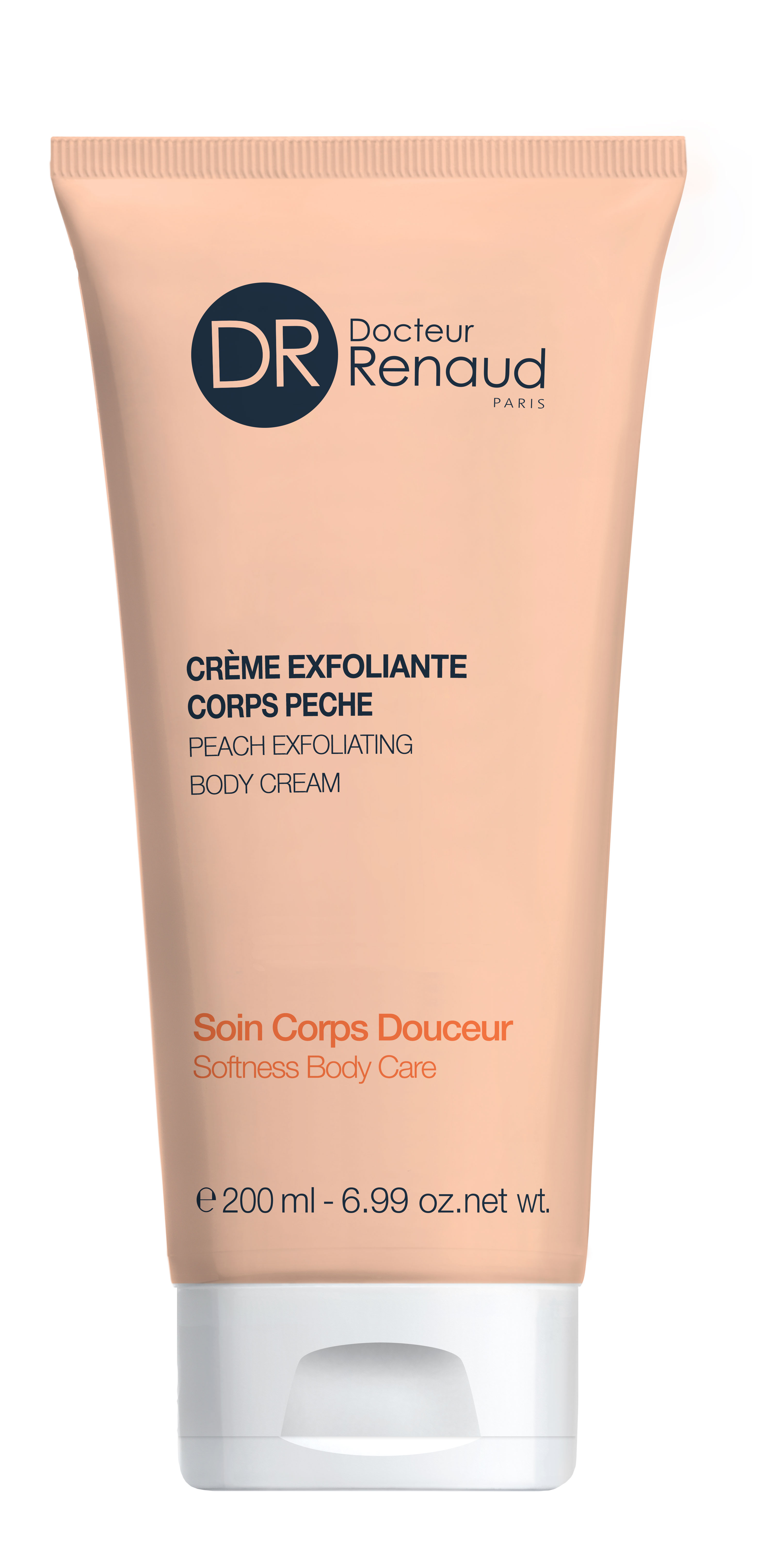 Docteur Renaud Soin Corps Douceur Crème Exfoliante Corps Peche Peeling 200 ml