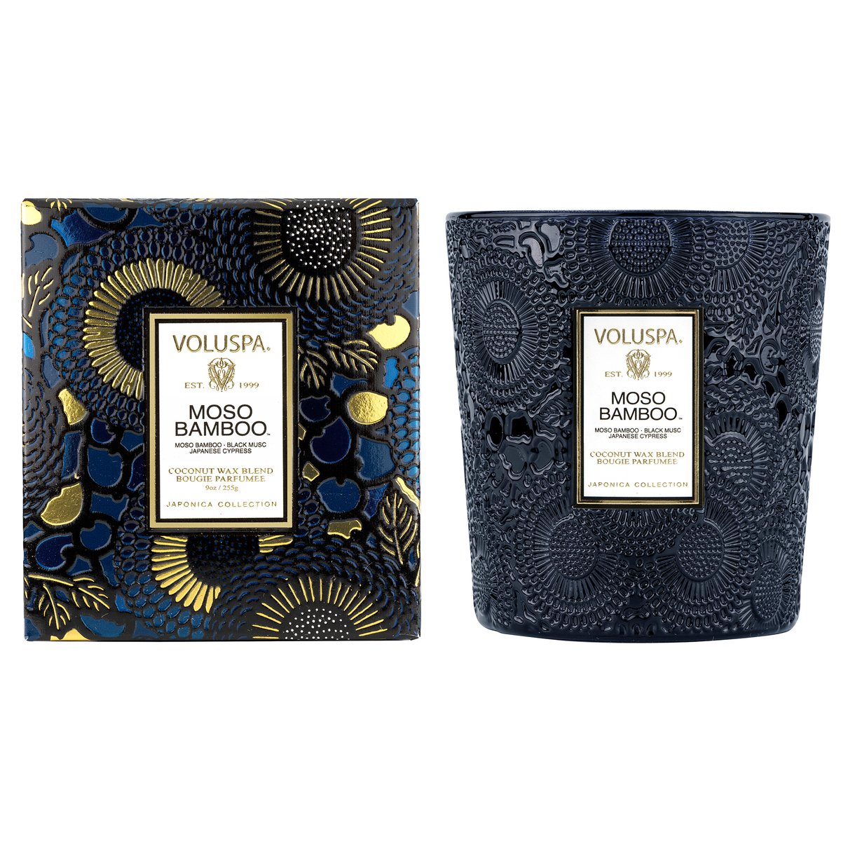 Voluspa Japonica Collection Moso Bamboo Classic Candle Geurkaars  255 gr