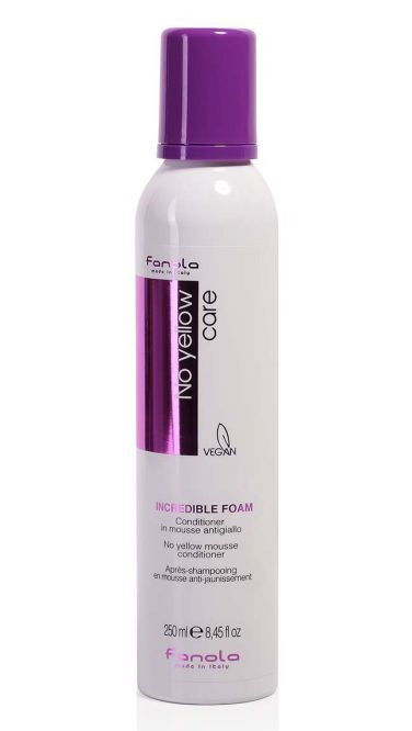 Fanola No Yellow Incredible Foam Mousse Blond Haar/Highlights 250 ml