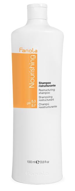 Fanola Haircare Nourishing Restructuring Shampoo Droog/Weerbarstig Haar 1000 ml