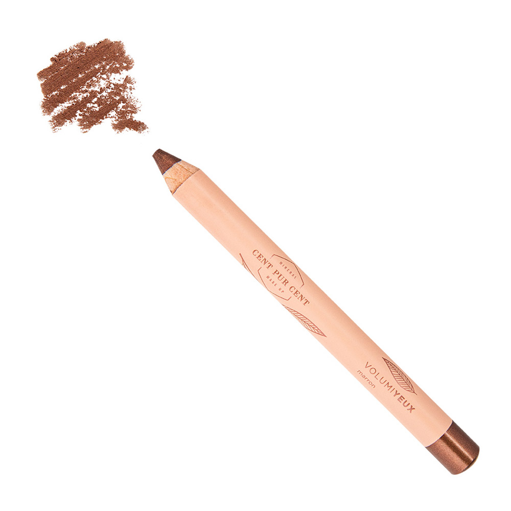 Cent Pur Cent Le Volumiyeux Eye Pencil Marron 3gr