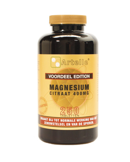 Artelle Magnesium Citraat 400mg Tabletten  250 Tab