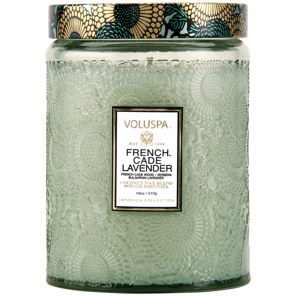 Voluspa Japonica Collection French Cade Lavender Large Jar Candle Geurkaars  510 gr