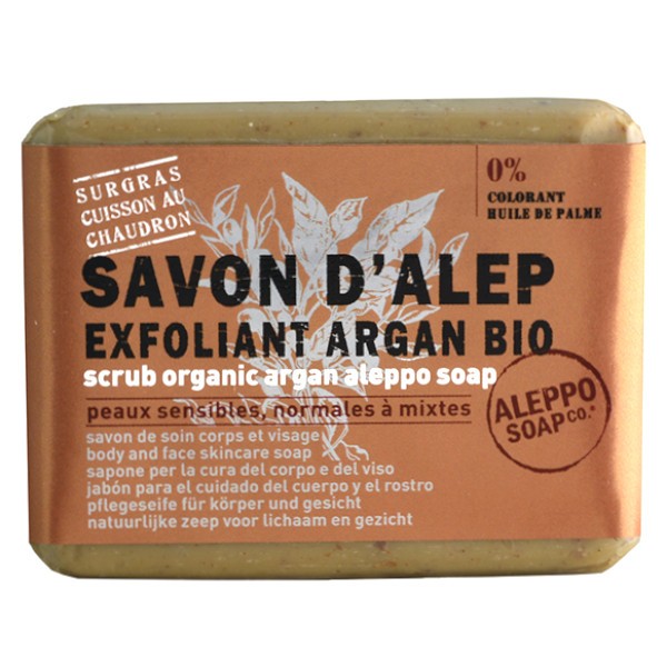 Aleppo Soap Co. Argan Bio Savon de soin Corps et visage