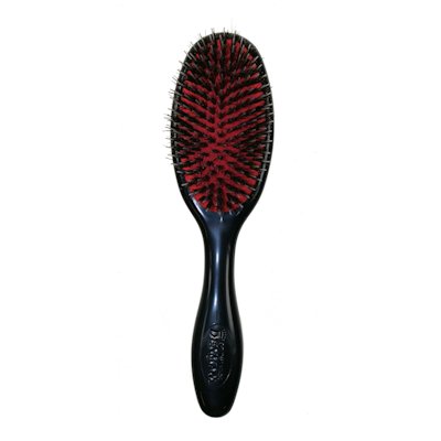 Denman Grooming Brosse D81S Petit Nylon + Sanglier Noir