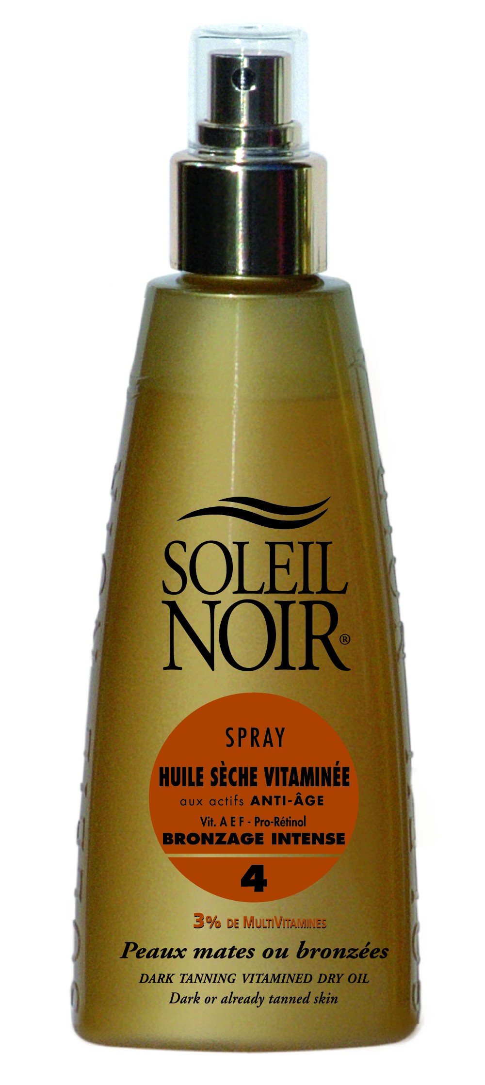 Soleil Noir Spray Huile Sèche Vitaminée SPF4 Olie  150 ml
