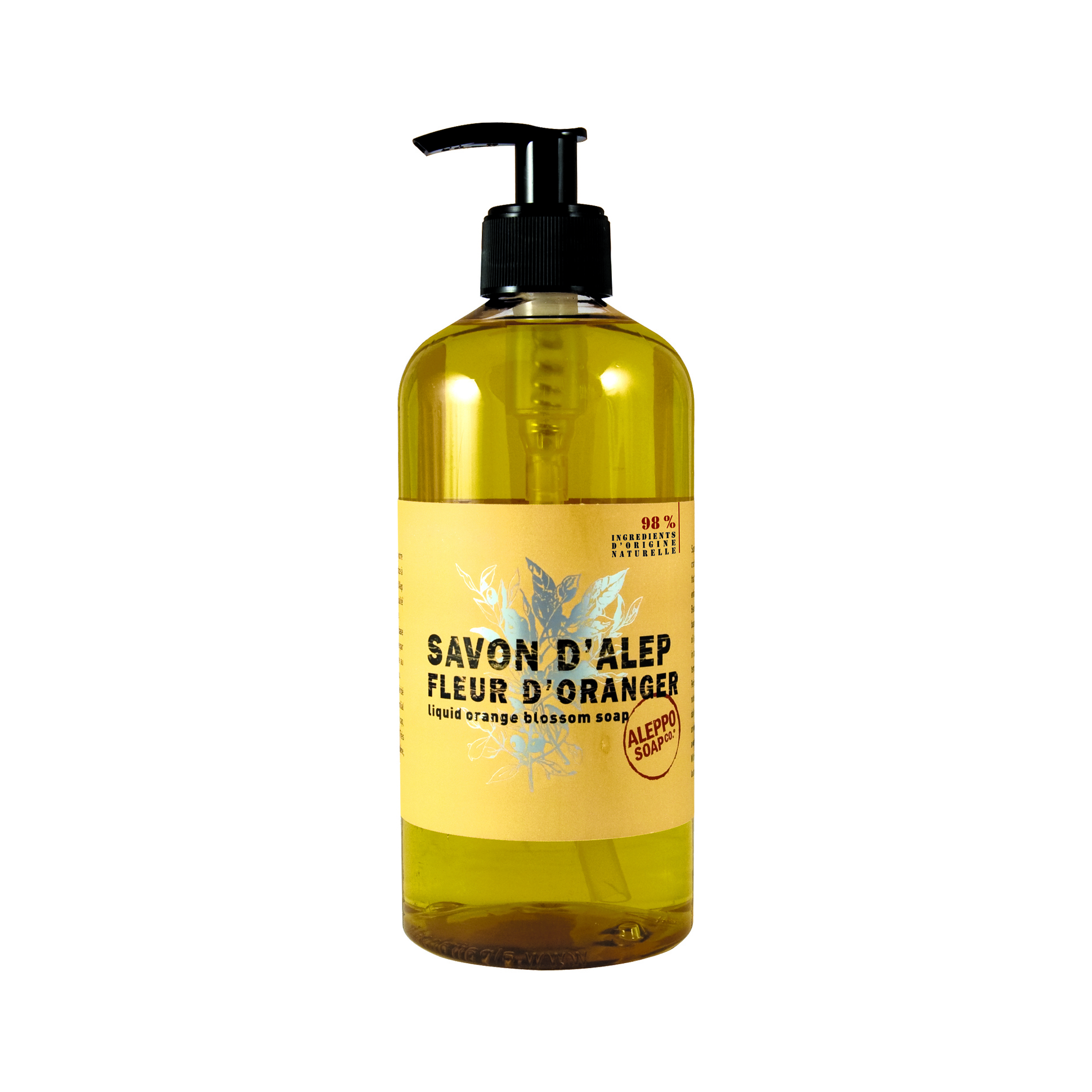 Aleppo Soap Co. Fleur d'Oranger Savon liquide à la fleur d'oranger