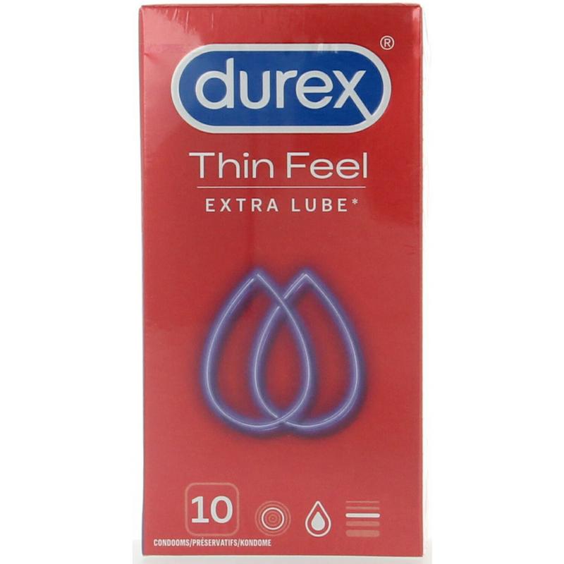 Durex Thin Feel Extra Lube Condooms  10 St