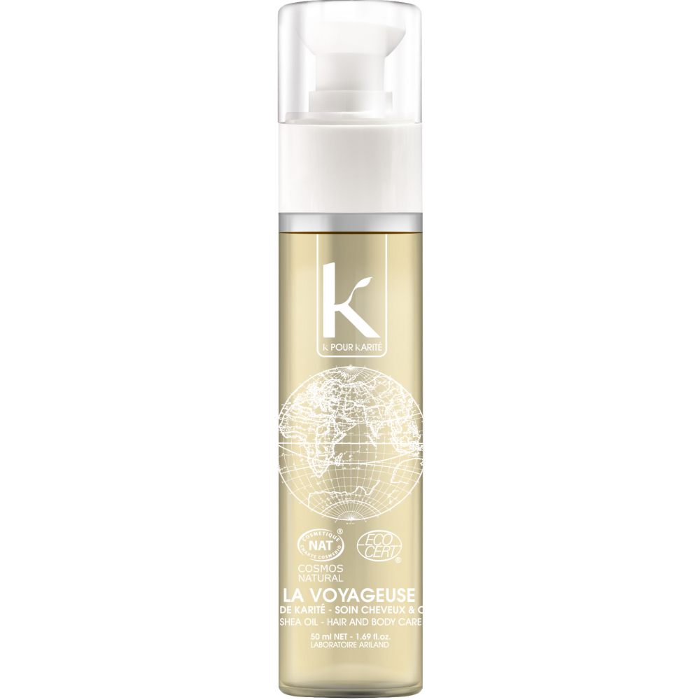 K Pour Karité Care La Voyageuse Huile cheveux & corps 50ml
