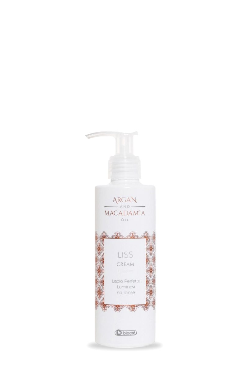 Biacrè Argan and Macadamia Oil Liss Cream Crème Krullend Haar 200 ml