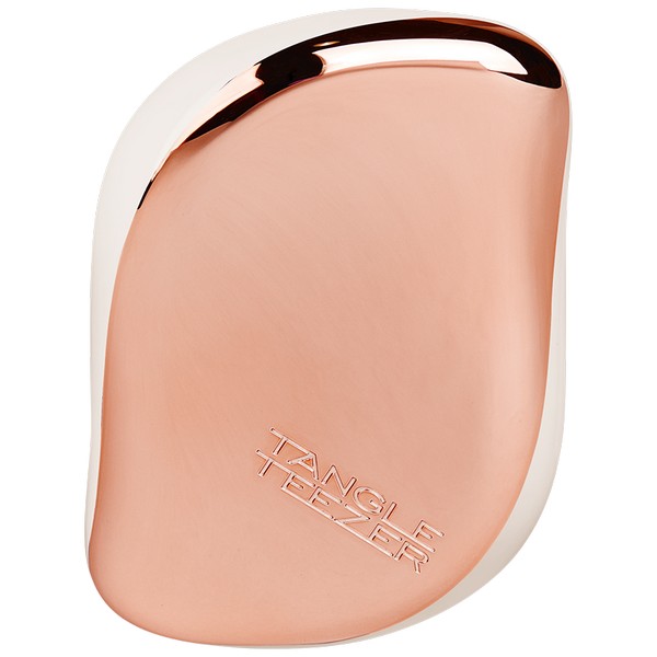 Tangle Teezer Compact Styler Detangling Hairbrush Rose Gold Cream 1Pce
