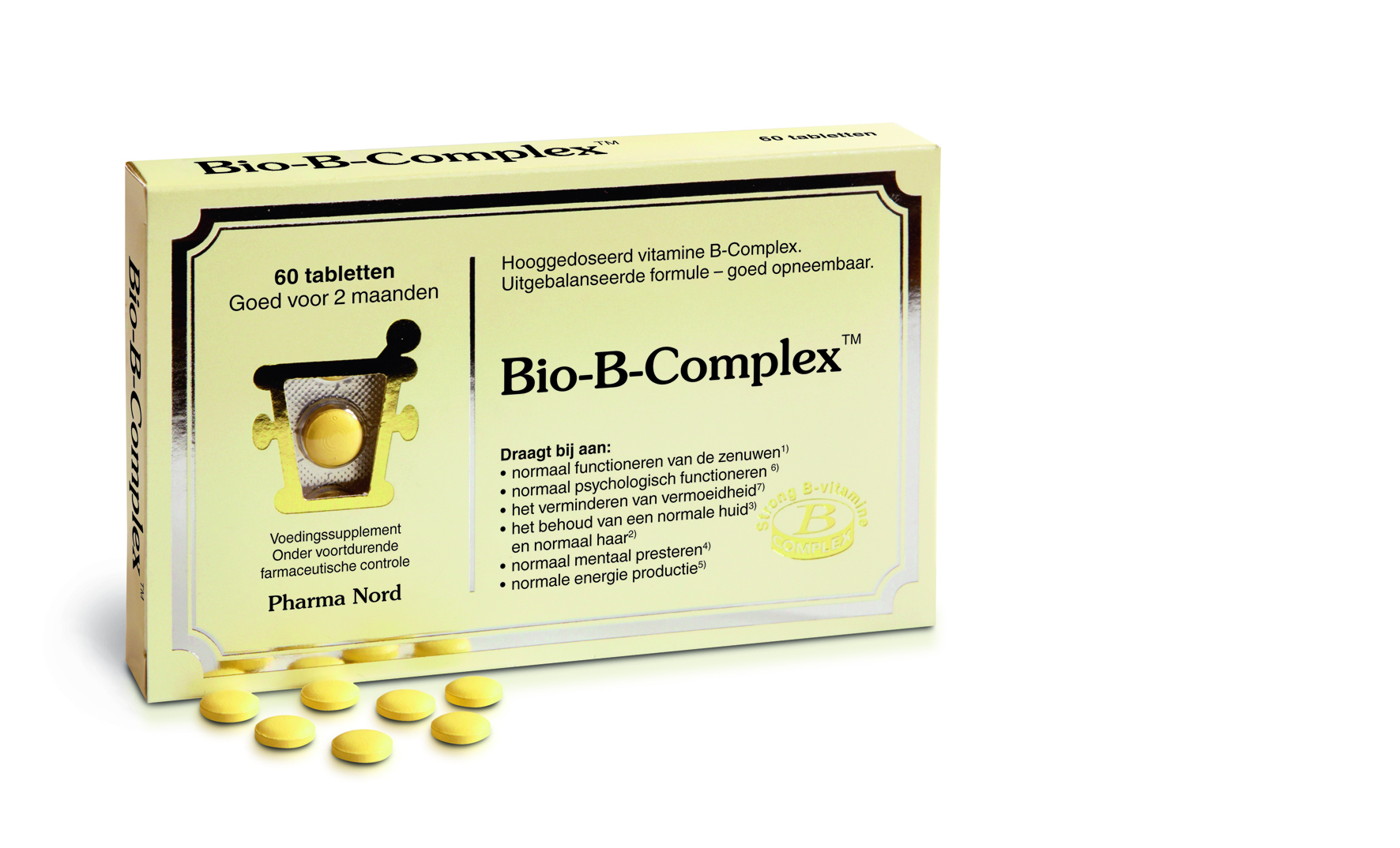 Pharma Nord Bio-B-Complex Tabletten Energie/Zenuwen/Hart 60 Tab