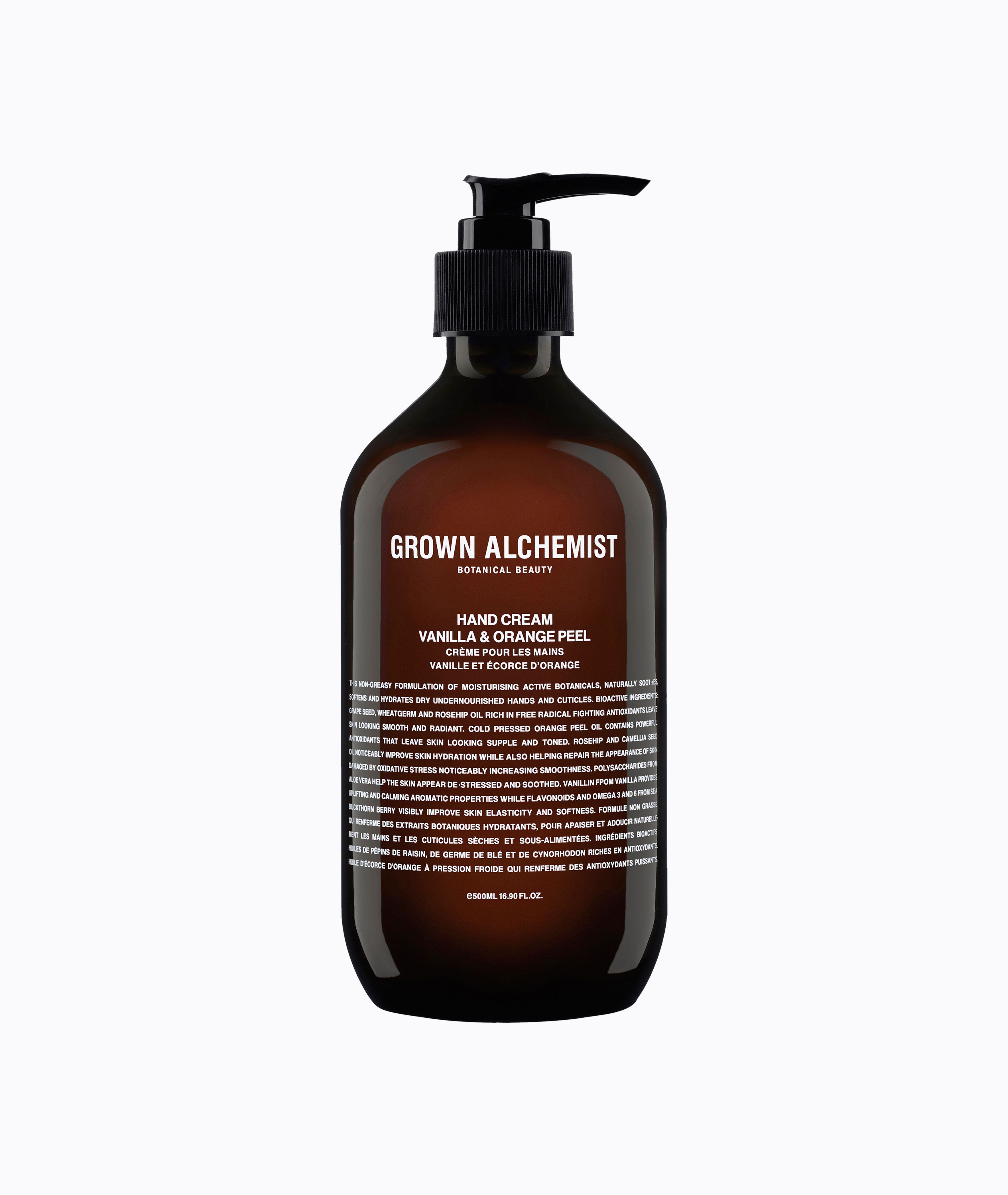 Grown Alchemist Bodycare Hand Hand Cream Vanilla/Orange Peel 500 ml