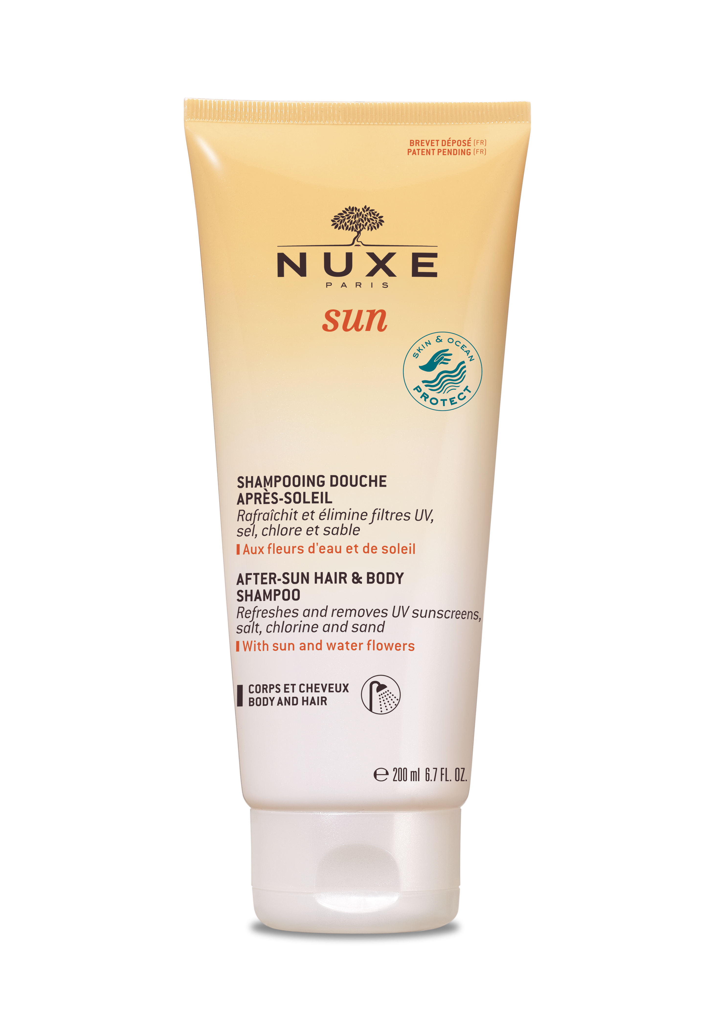 Nuxe Sun Shampooing Douche Après-Soleil Gel Haar & Lichaam na het Zonnen 200 ml