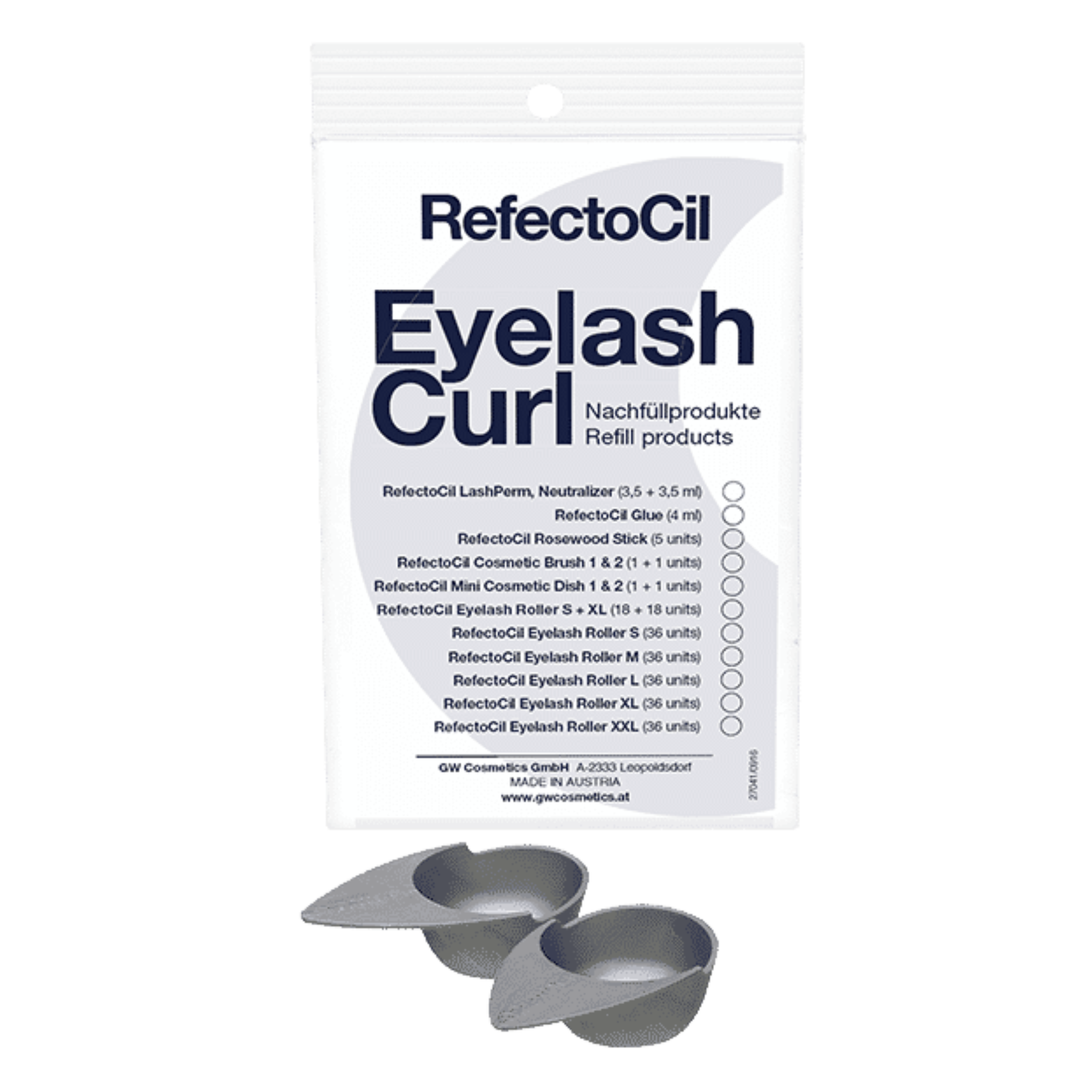 Refectocil Mini Cosmetic Dish 1& 2 Farbbehälter Refill 2Stück