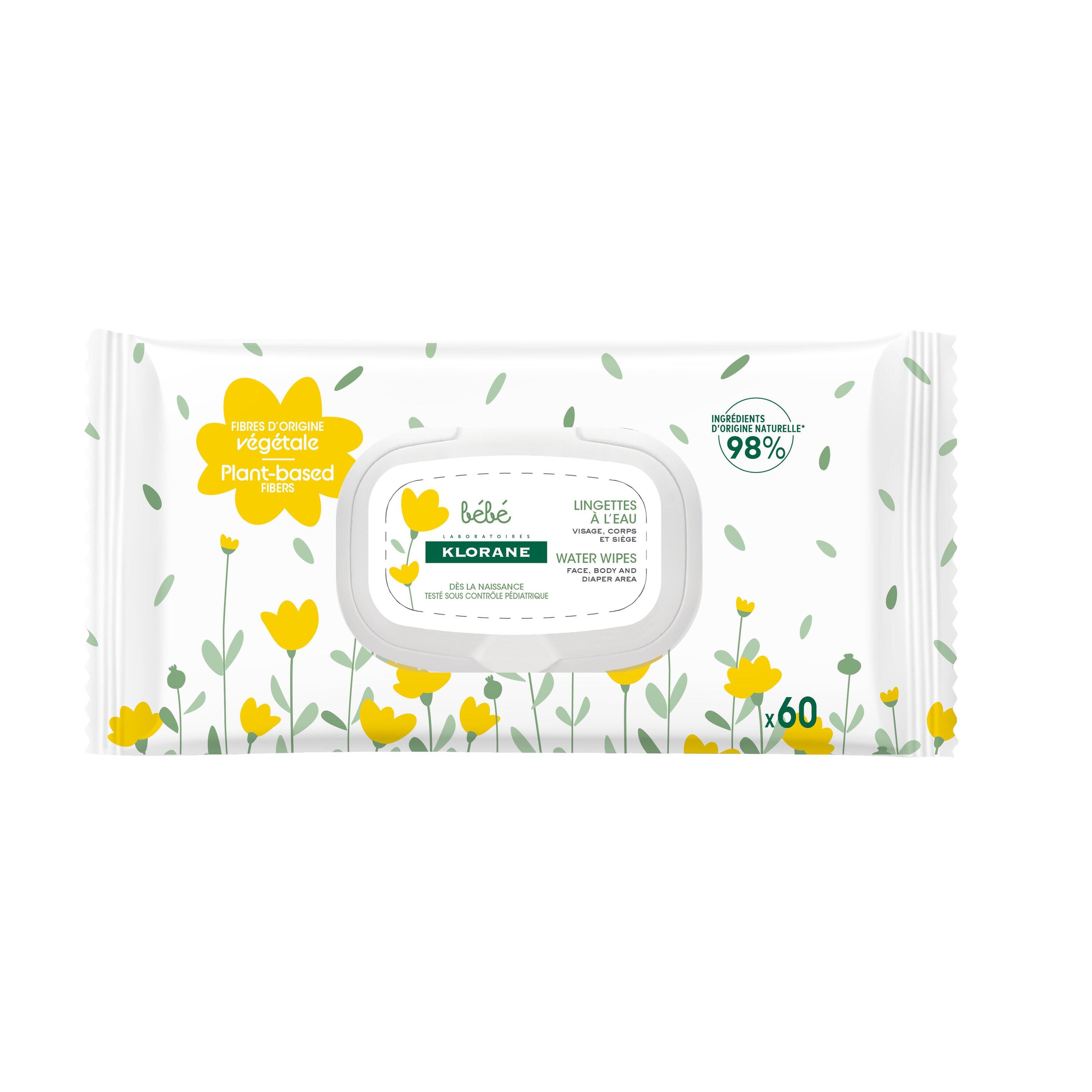 Klorane Bébé Lingettes Nettoyantes Douces  60 St