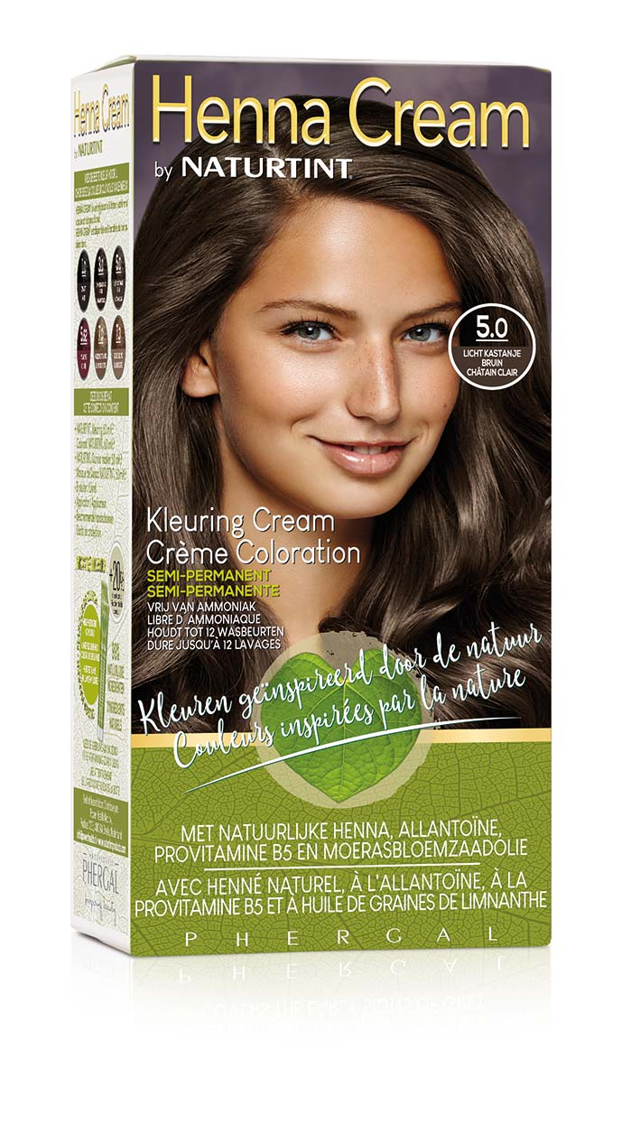 Naturtint Henna Cream Coloration 5.0 Marron Brun Clair 110ml