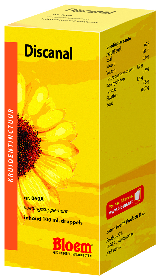 Bloem Dascanal Liquide Teinture dherbes médicinales 100ml