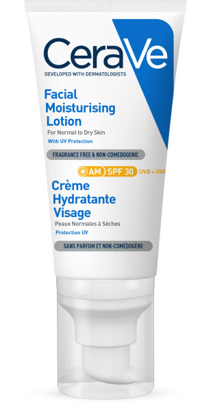 CeraVe Hydraterende Gezichtscrème SPF30 Dagcrème  52 ml