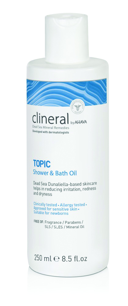 Ahava Clineral Topic Shower & Bath Oil Atopische Dermatitis 250 ml